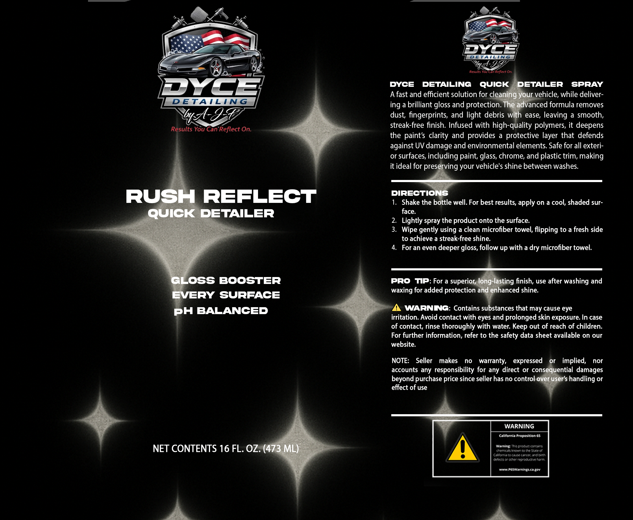 Rush Reflect Quick Detailer