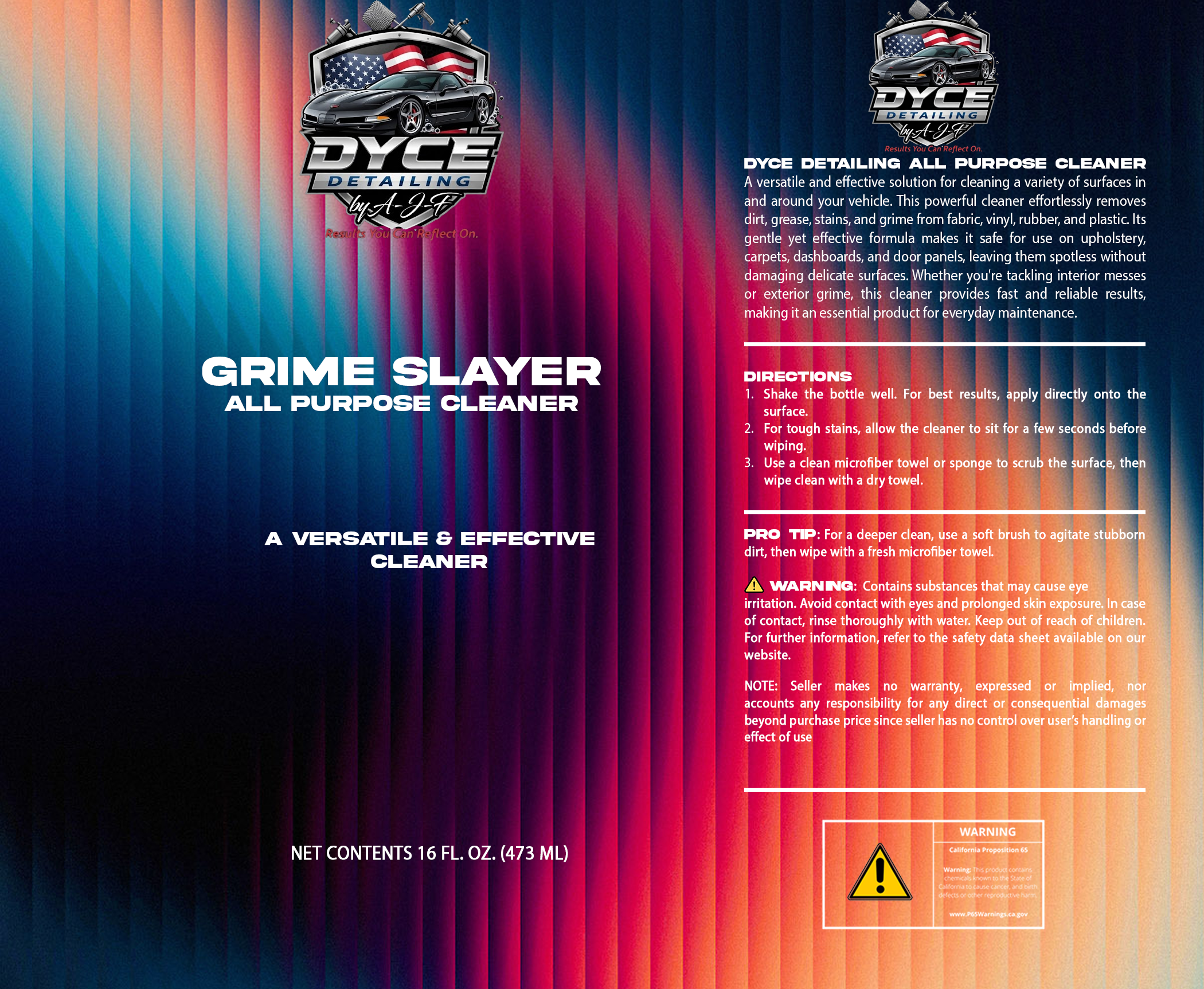 Grime Slayer All Purpose Cleaner